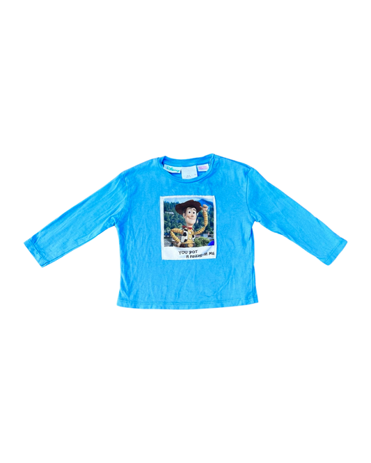 6-9M Baby Boy Zara DISNEY Toy Story Blue Woody Shirt