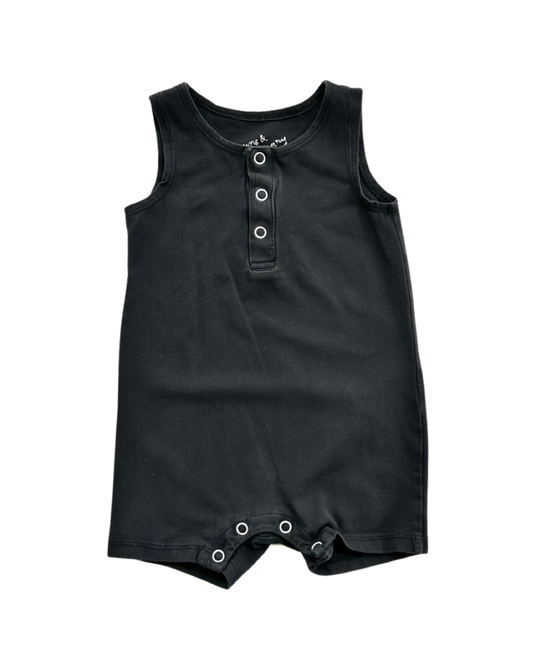 0-6M Baby Boy June & January Black Romper