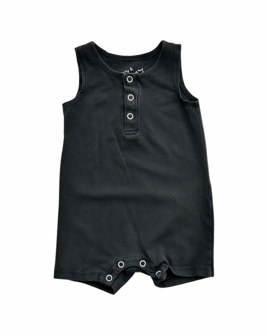 0-6M Baby Boy June & January Black Romper
