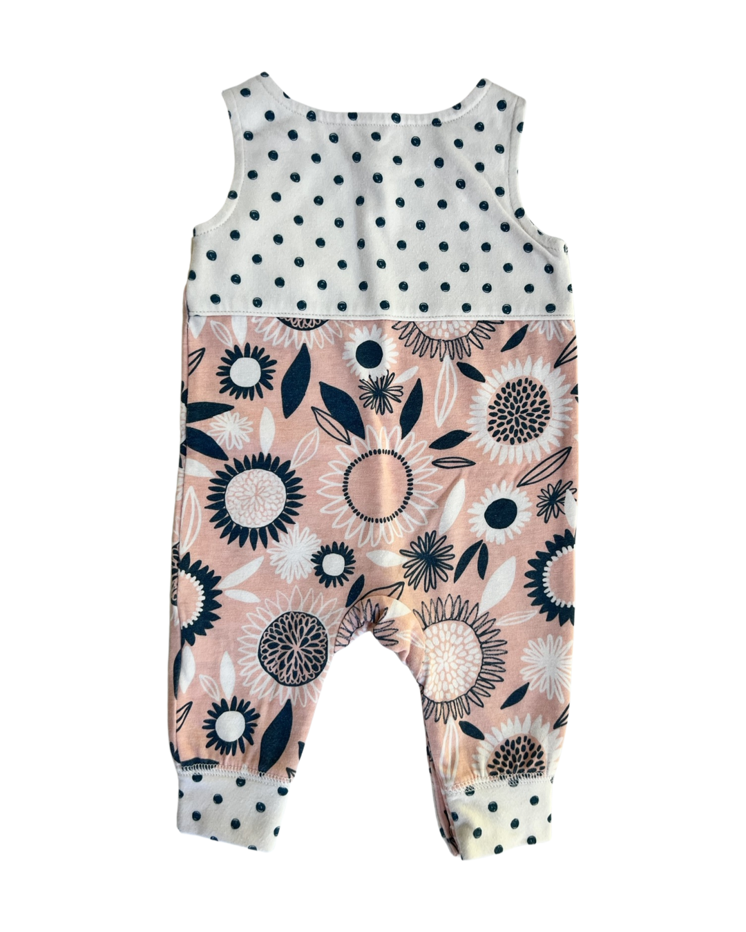 Newborn Baby Girl Cat & Jack Pink Floral Romper