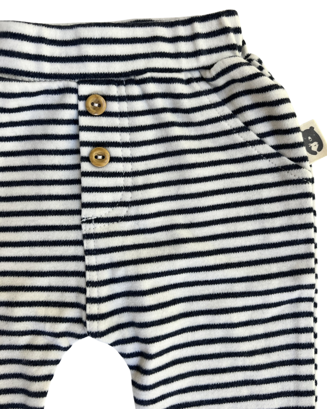 0-3M Baby Boy Rabbit + Bear Locally Grown Onesie Jogger Set