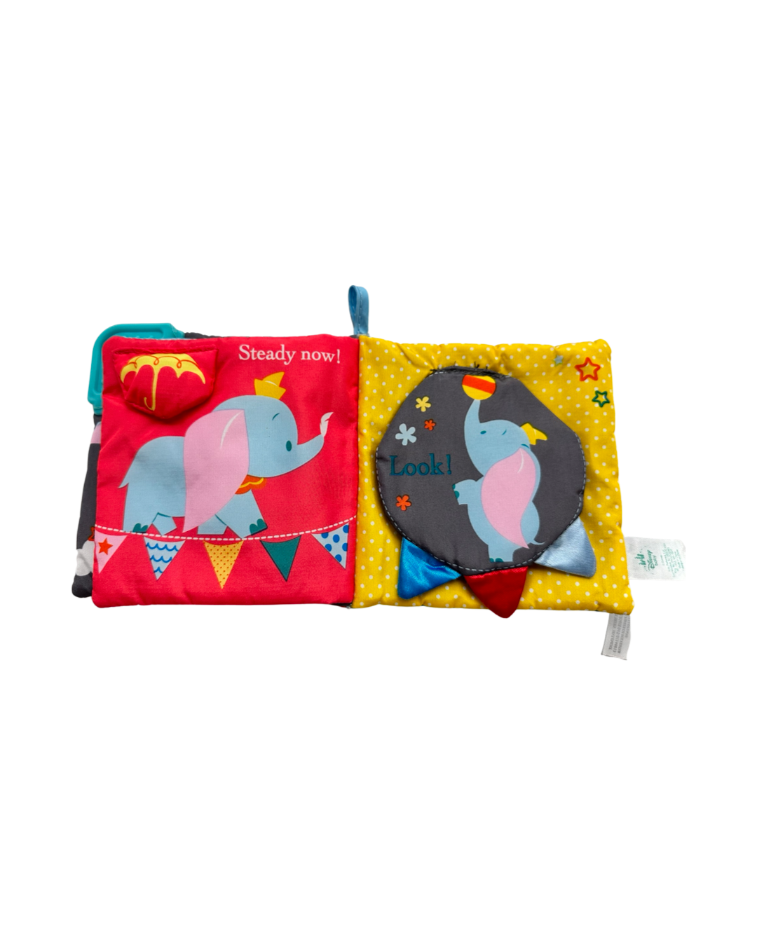 Disney Baby Peek A Boo Dumbo Baby Soft Sensory Book