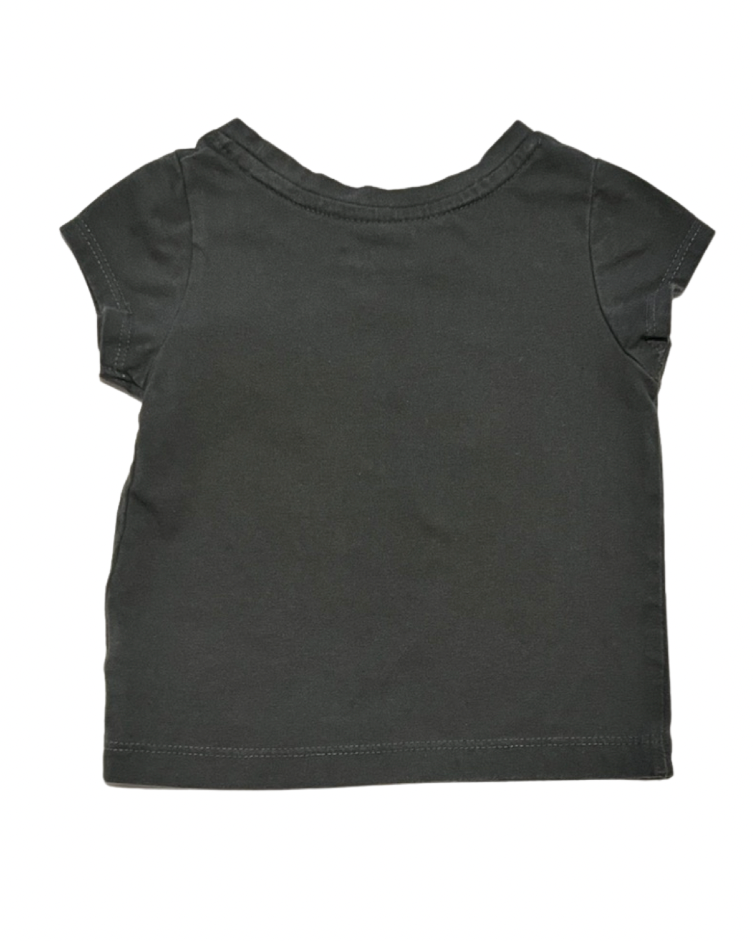 12M Baby Girl Gray Cat & Jack Kitty Rainbow Top