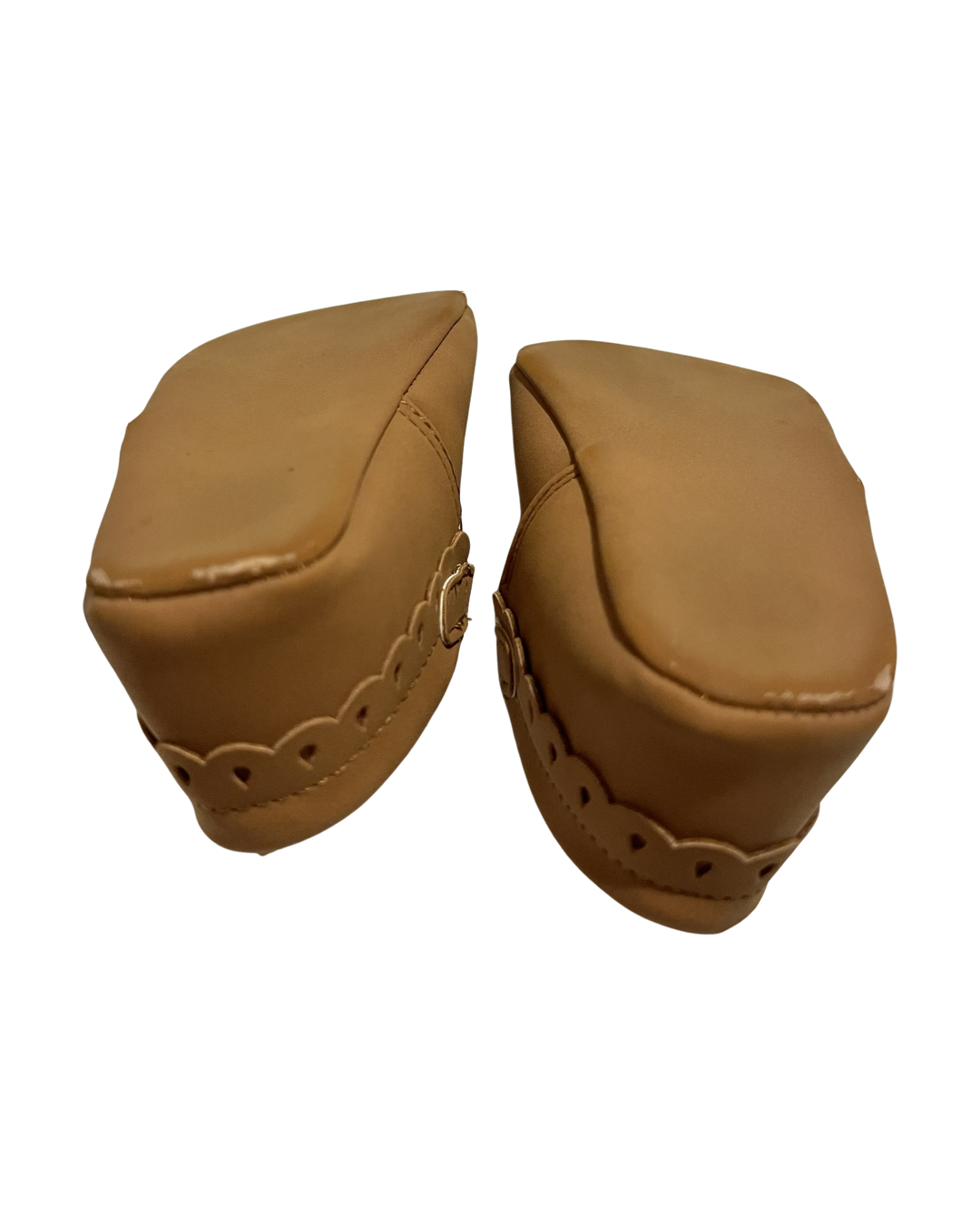 9M-12M Baby Girl Soft Sole Brown T-Strap Shoes