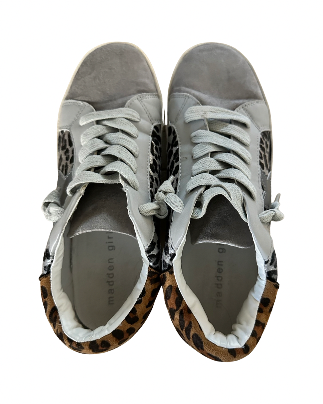 Madden Girl Women’s Size 7M Larrk Leopard Star Slip-on Shoes