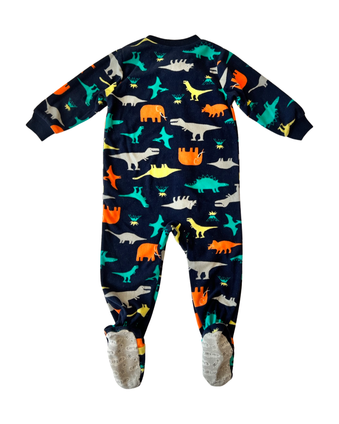 18M Baby Boy Navy Fleece Carters Dinosaur PJs