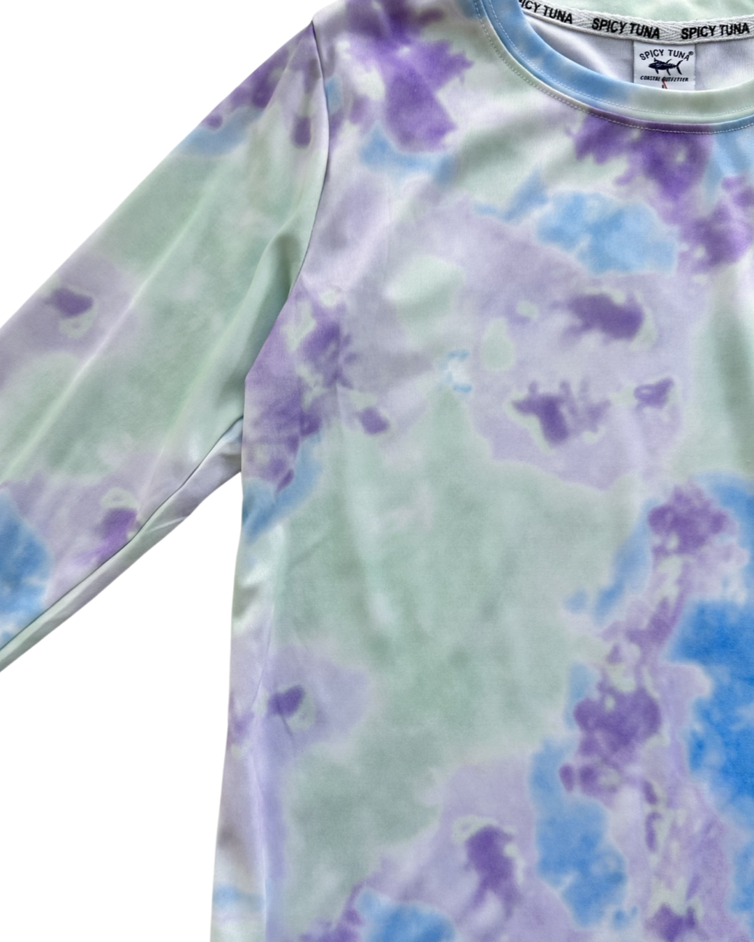 Girls Large Size 10/12 Spicy Tuna Coastal Outfitter Tie- Dye Top