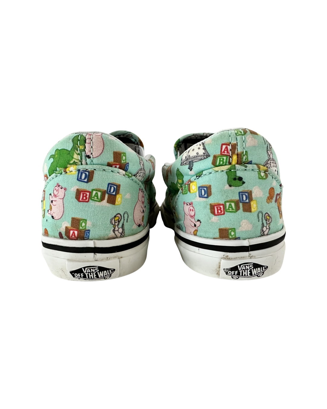 Toddler Boy / Girl Size 9.5 Disney Toy Story Vans Slip On Shoes