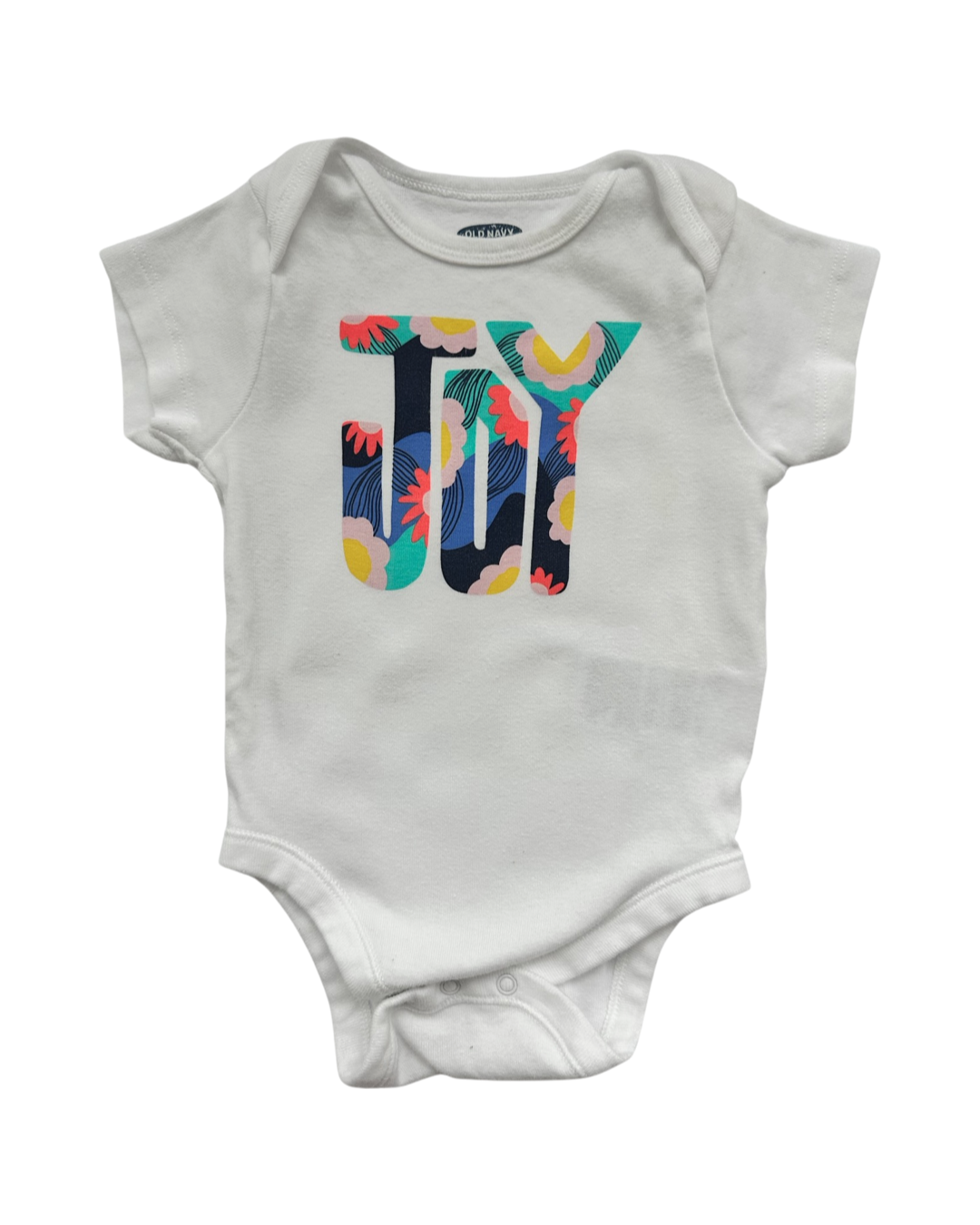 3-6M Baby Girl Old Navy Joy Onesie