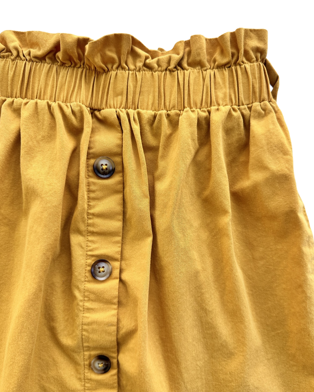 Youth Girls Size 11Y /12Y Mustard Yellow Shein Skirt