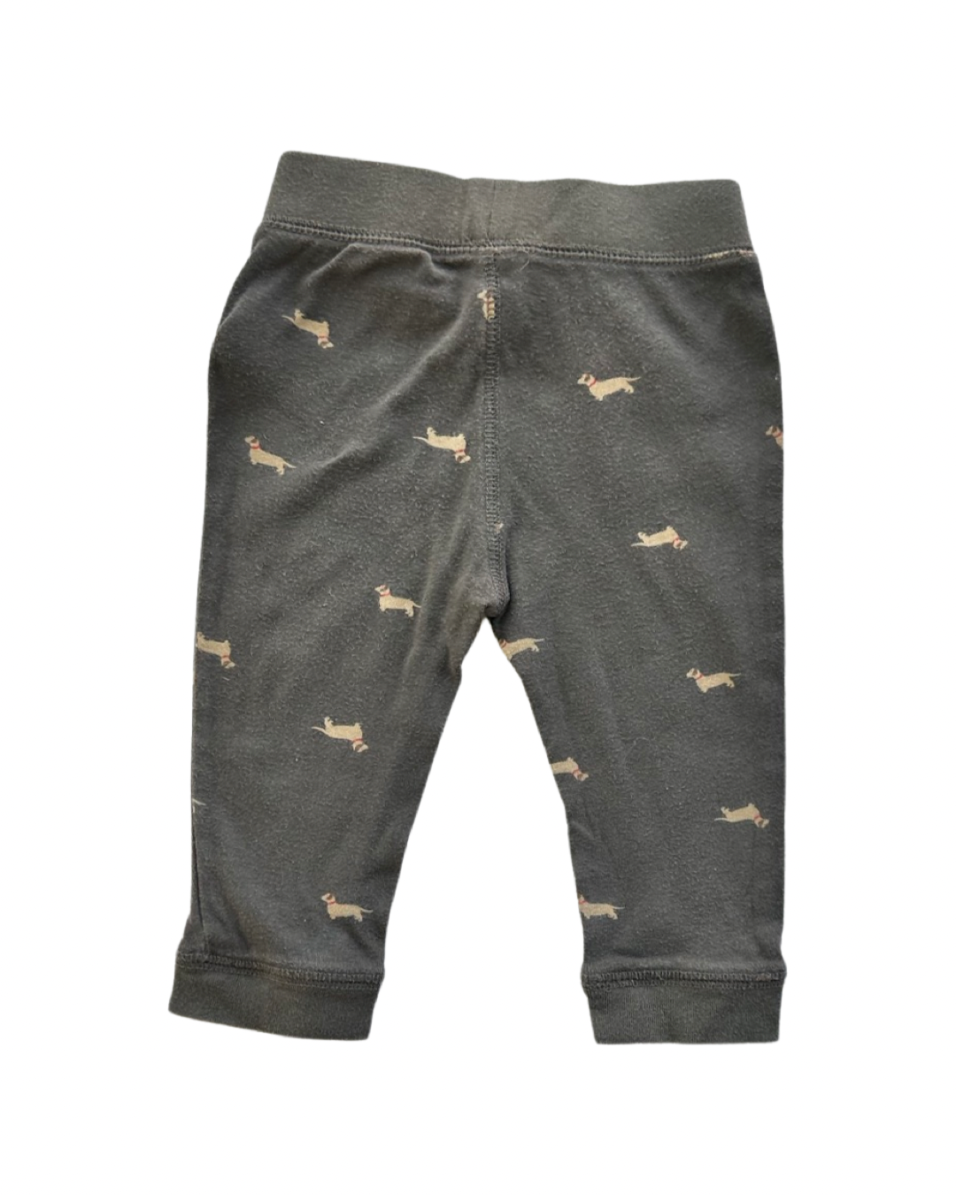 12M-18M Baby Boy Old Navy Gray Dauschhound Dog Joggers