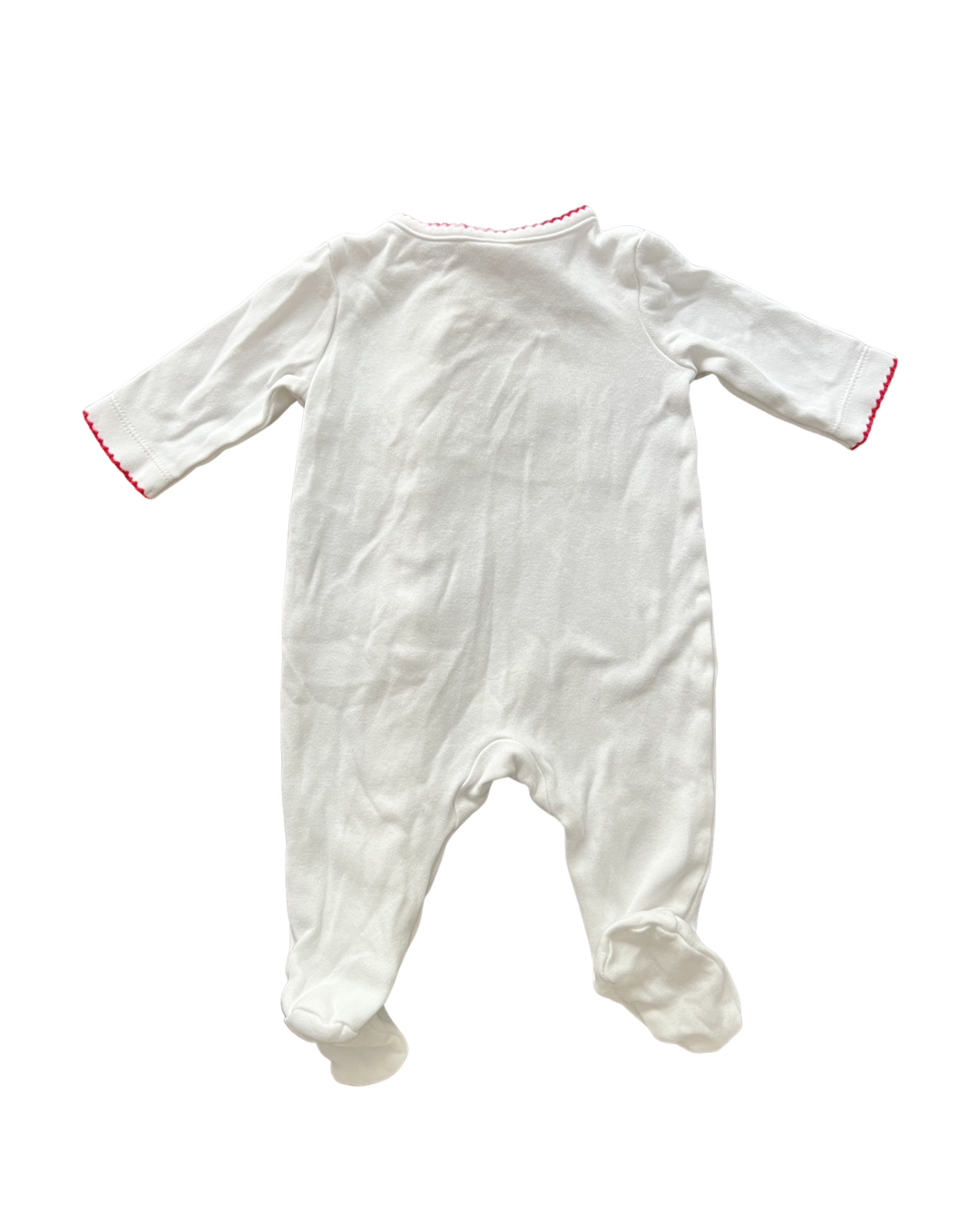 Newborn Baby Girl White Starting Out Mouse Sleeper