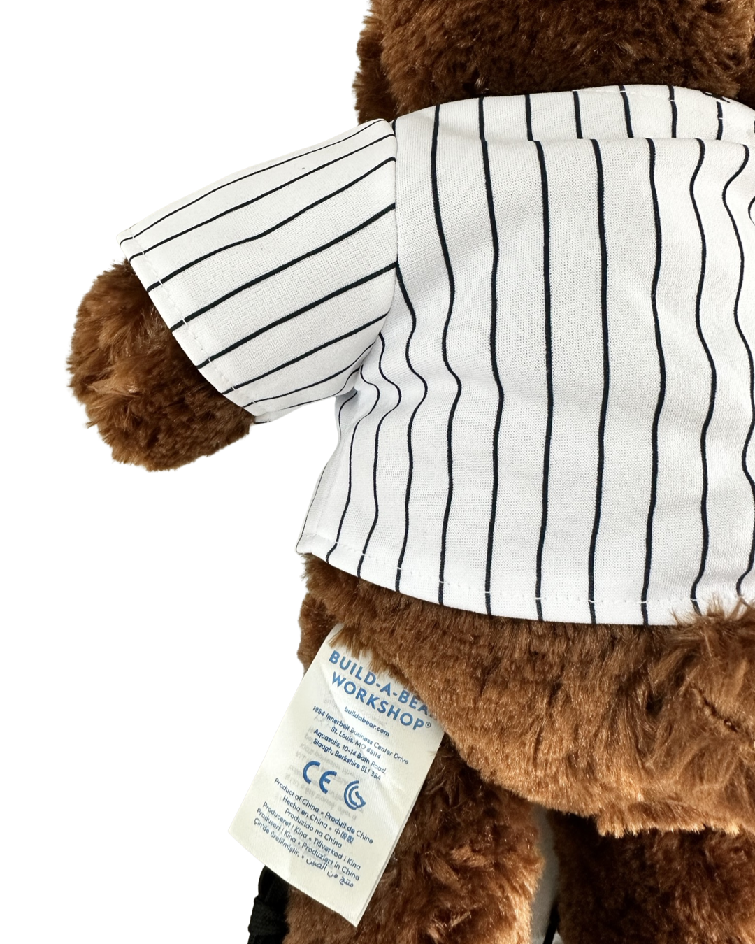Build A Bear New York Yankees Brown Baseball Bear