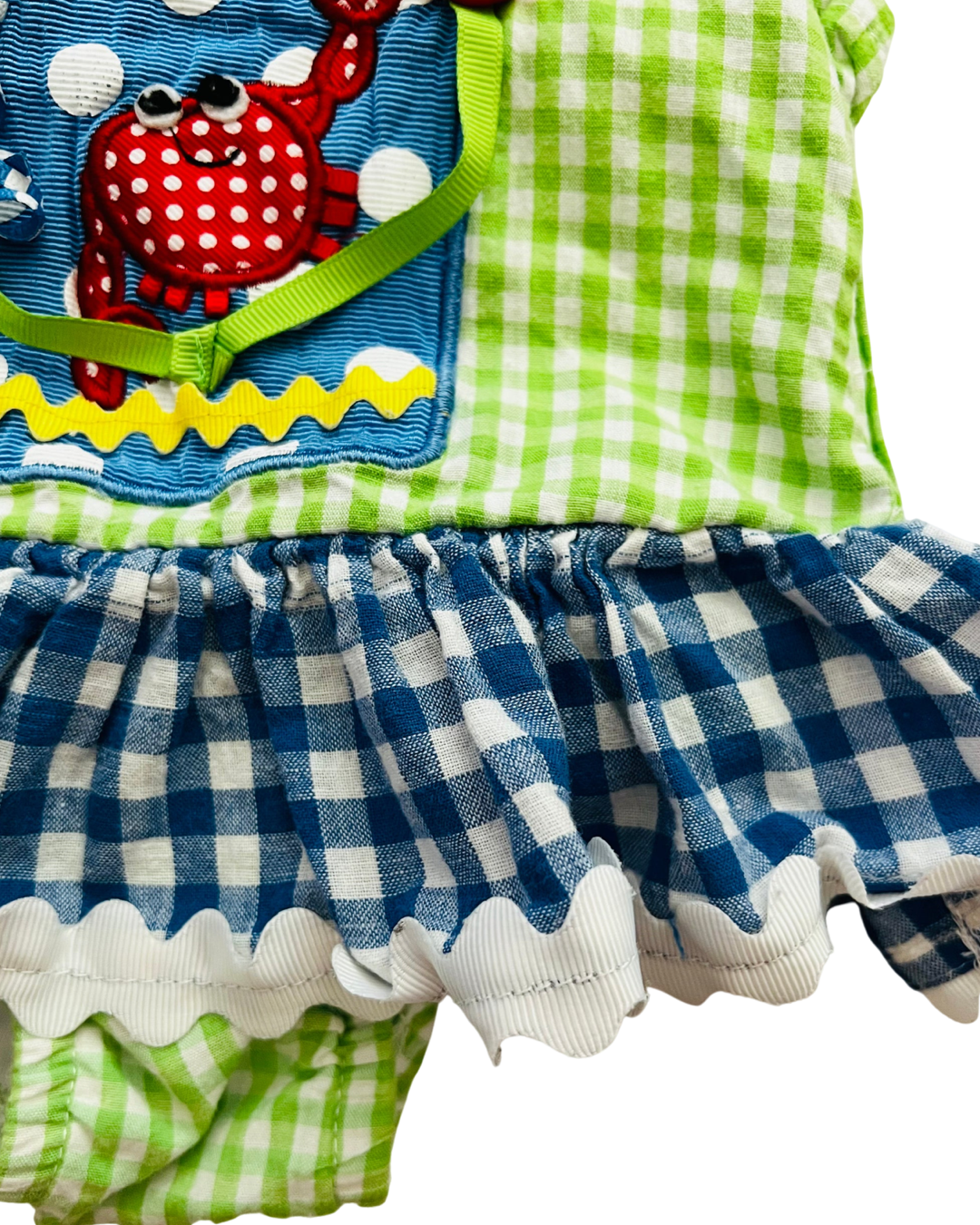 0-3M Baby Girl MudPie Seersucker Swim Sun Suit