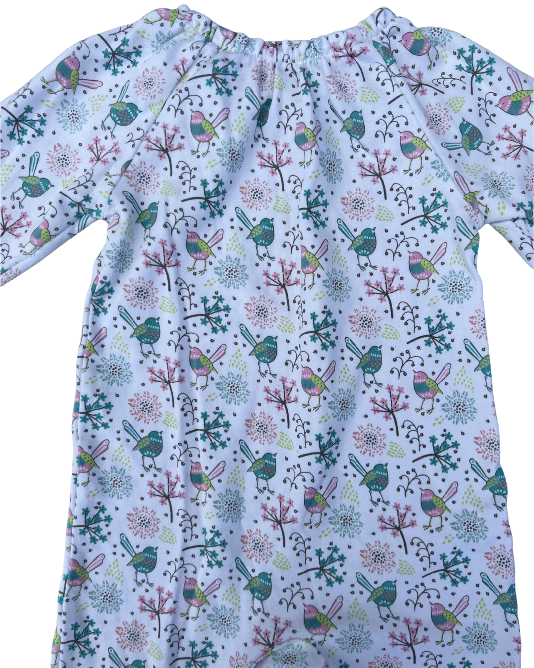 6-9M Baby Girl Feather Baby Boutique Bird Romper