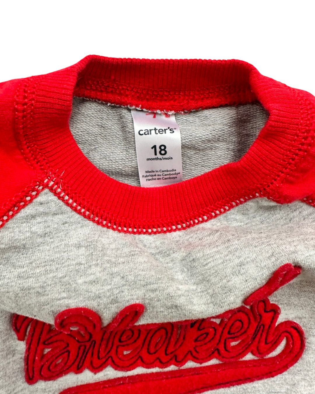 18M Baby Boy Carters Heart Breaker Sweatshirt