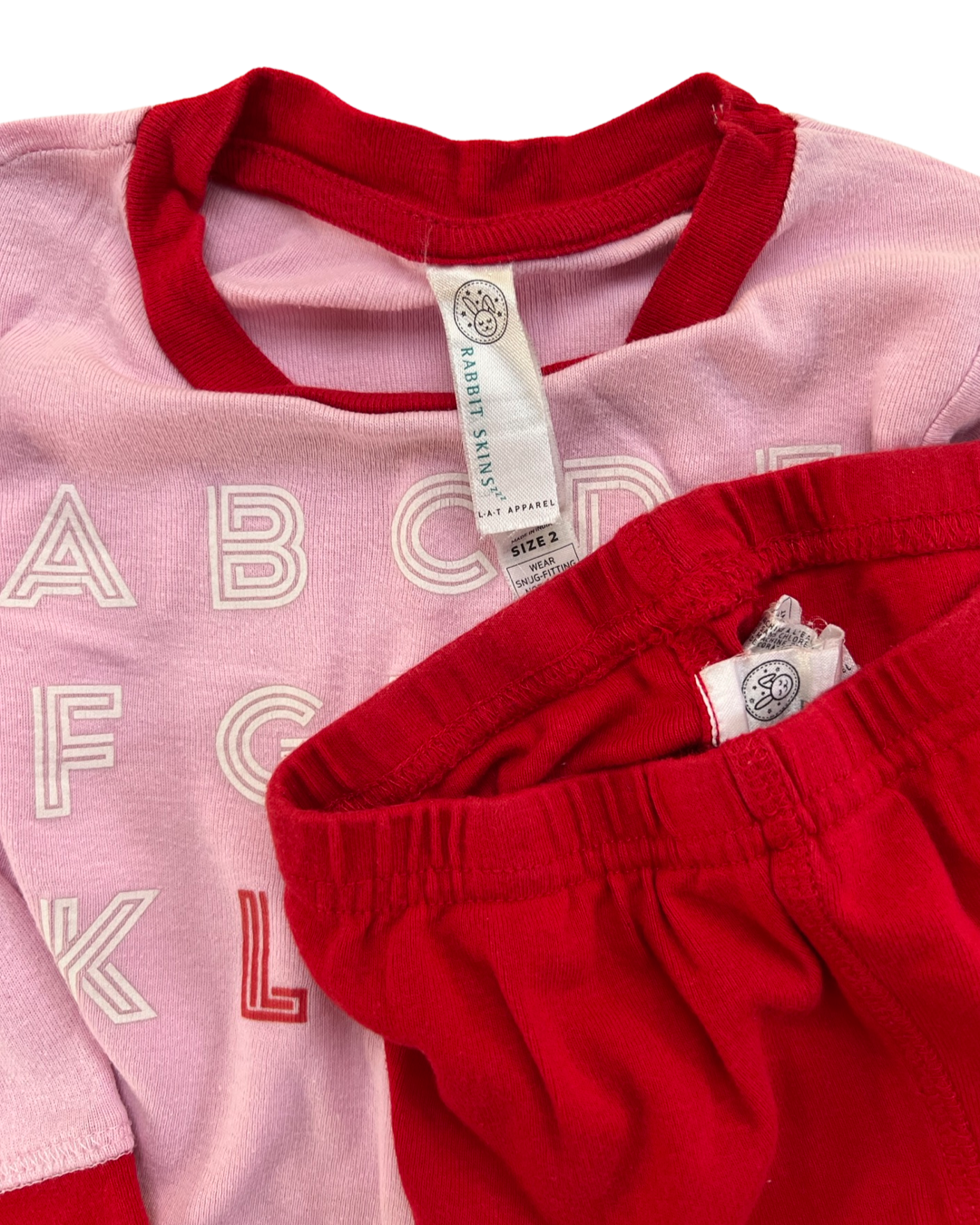 2T Toddler Girl Rabbit Skins Boutique Love PJs