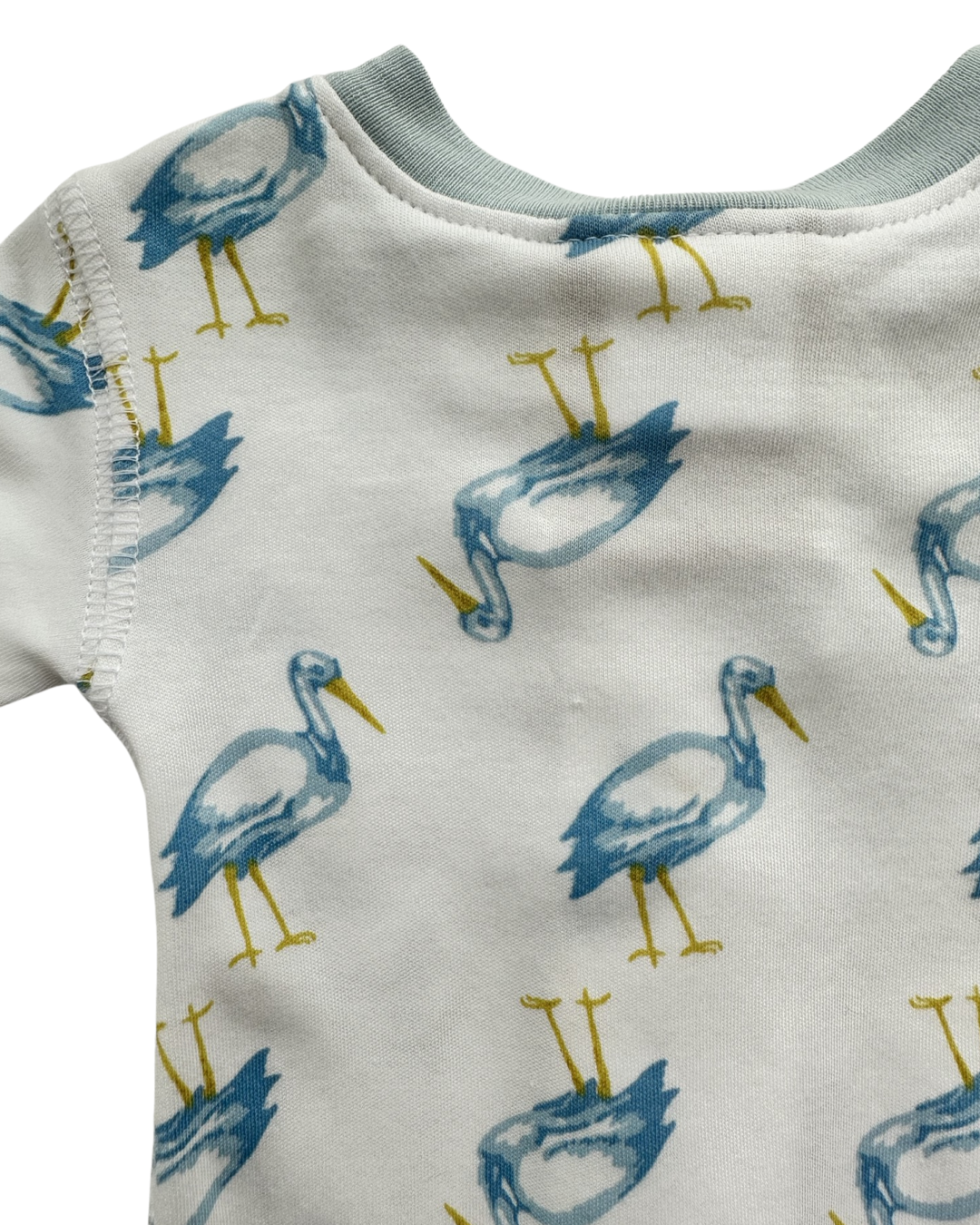 3-6M Baby Boy TBBC Beaufort Bonnet Company Blue Herron Sleeper PJs