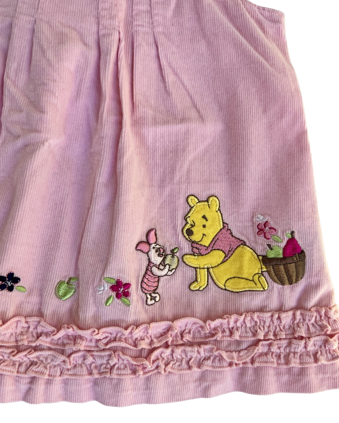 3-6M Baby Girl Pink DISNEY Winnie the Pooh & Piglet Corduroy Dress