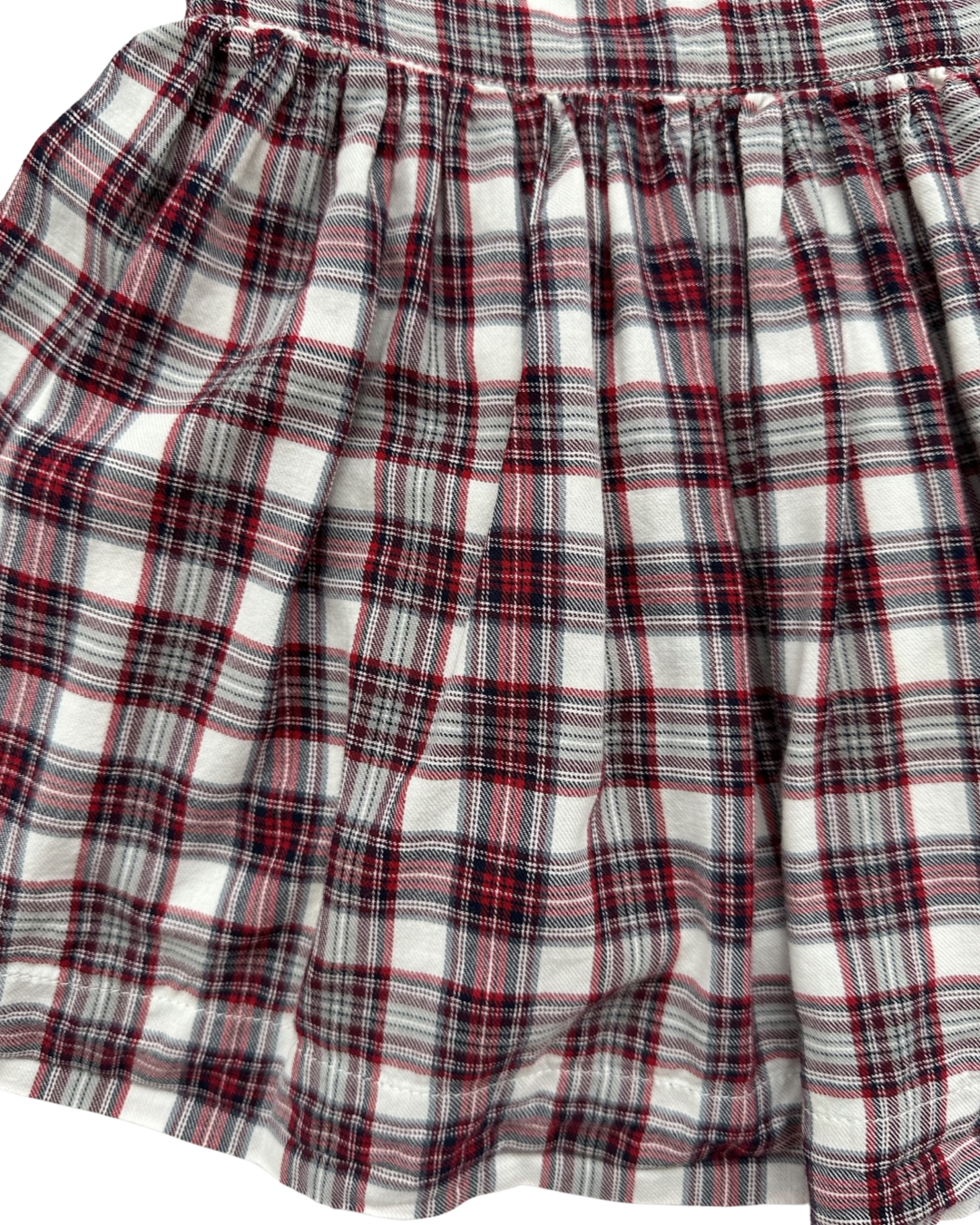 6-12M Baby Girl Baby Gap Maroon Plaid Dress
