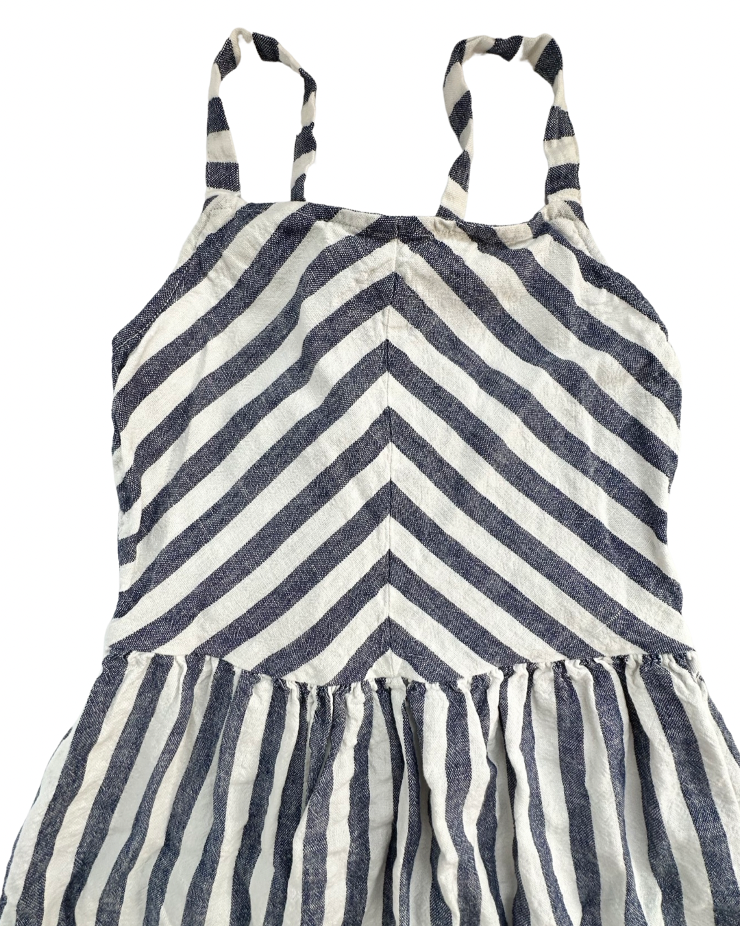 Girls Size 10 Carters Blue  Linen Summer Dress