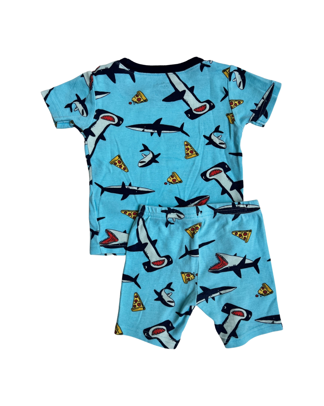 12M Baby Boy Blue Carters Shark PJs Short Set