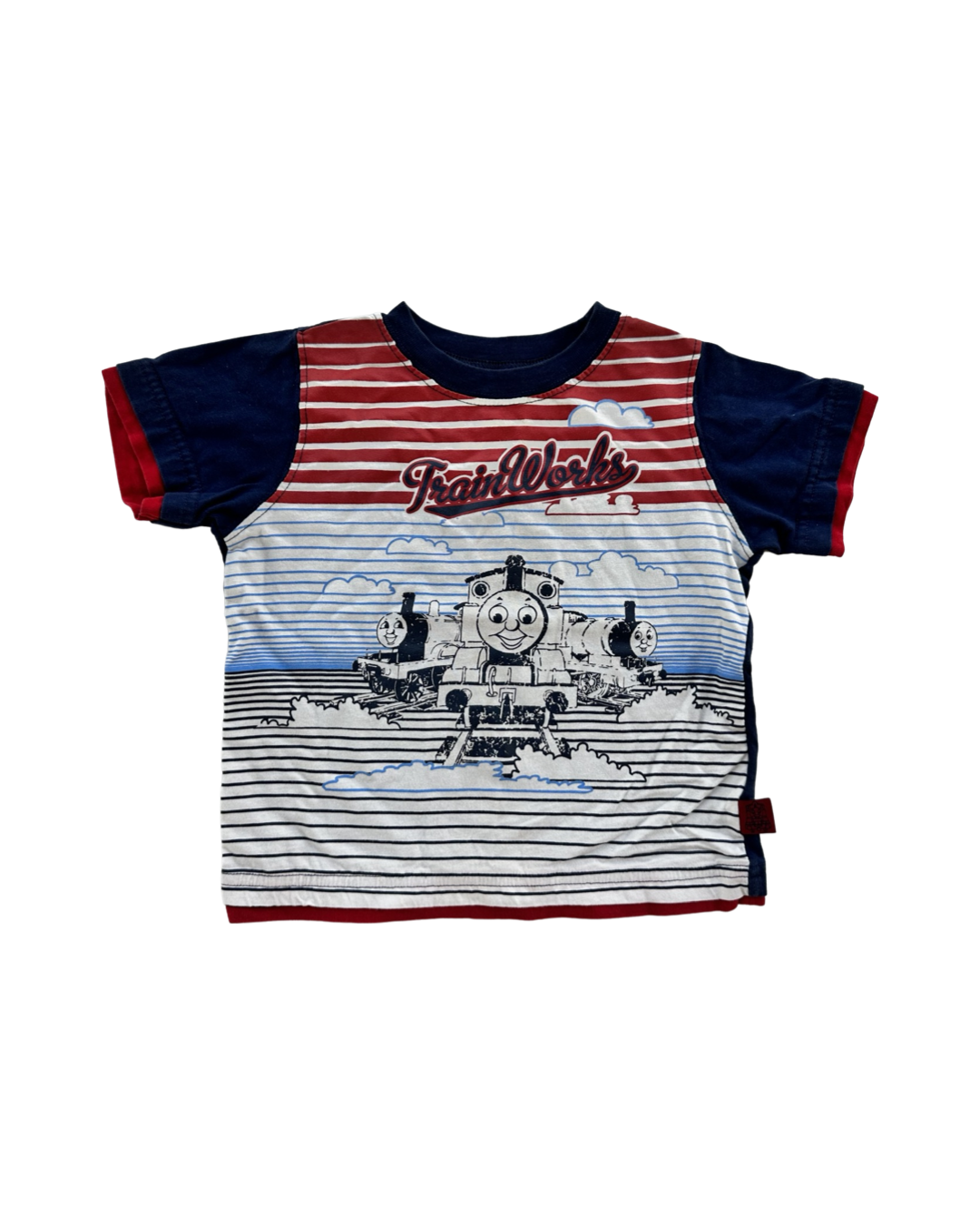 18M Baby Boy Thomas the Train Navy / Red T Shirt