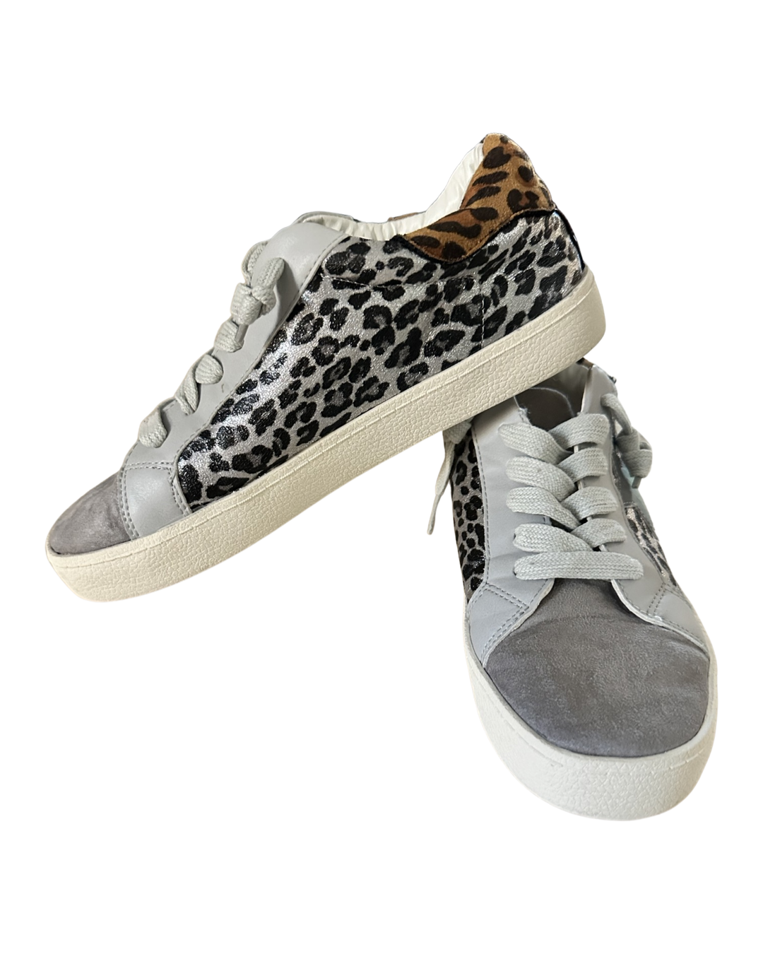 Madden Girl Women’s Size 7M Larrk Leopard Star Slip-on Shoes