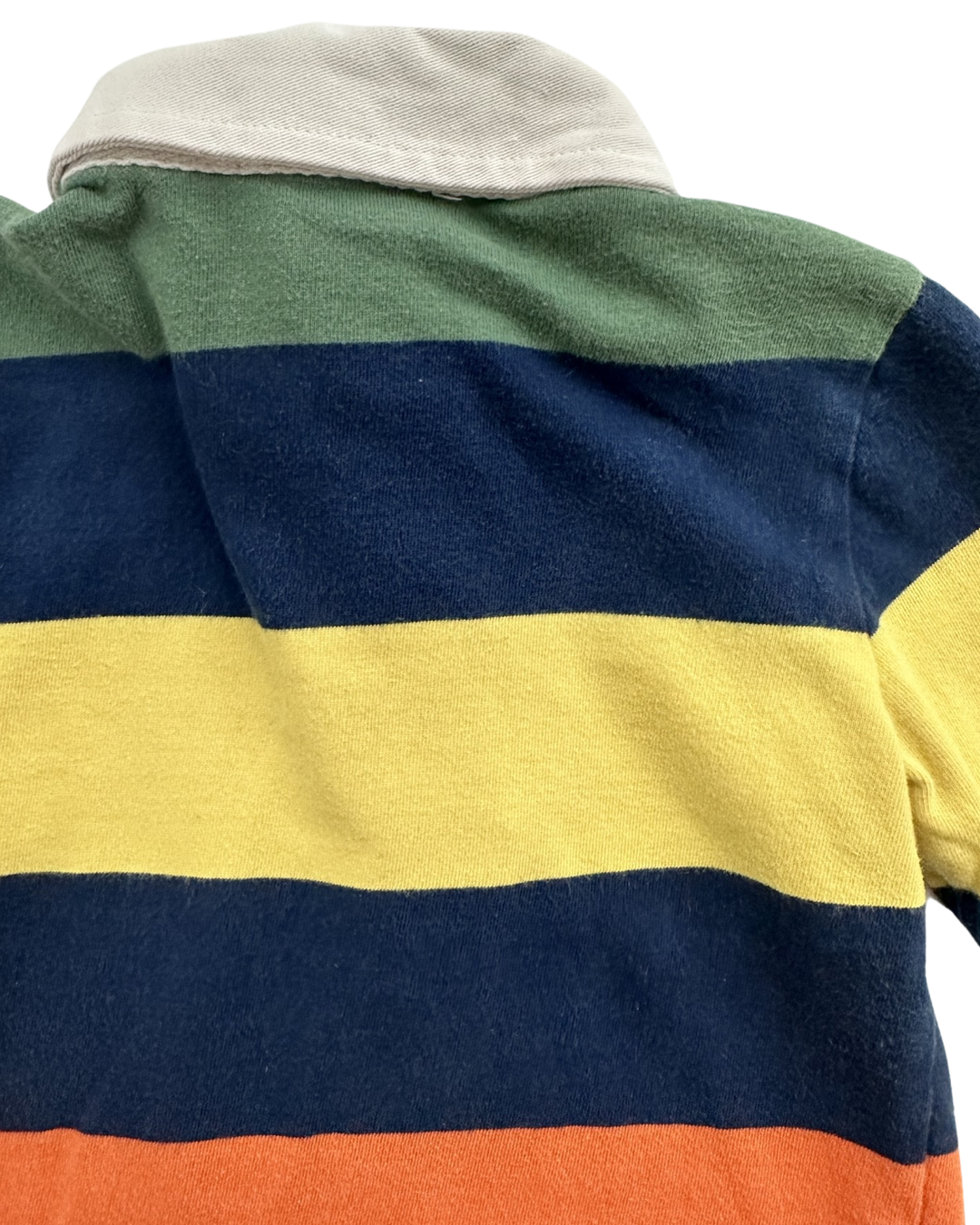 24M Baby Boy Ralph Lauren Striped Rugby Long Sleeve Shirt