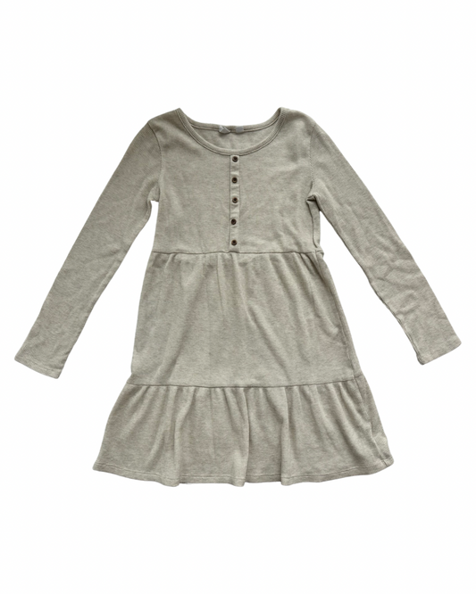 Girls L Size 10/12 Old Navy Waffle Knit Long Sleeve Dress