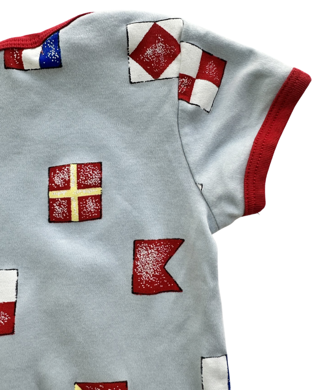 12M-18M Baby Boy The Beaufort Bonnet Company TBBC Flags Romper