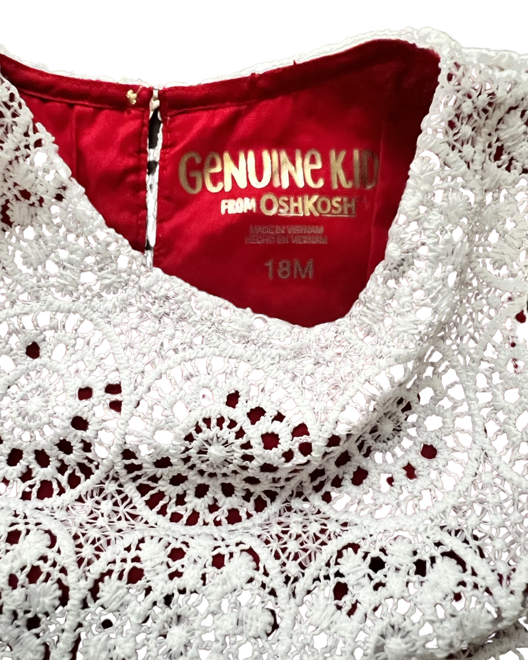 18M Baby Girl OshKosh Lace Overlay Dress