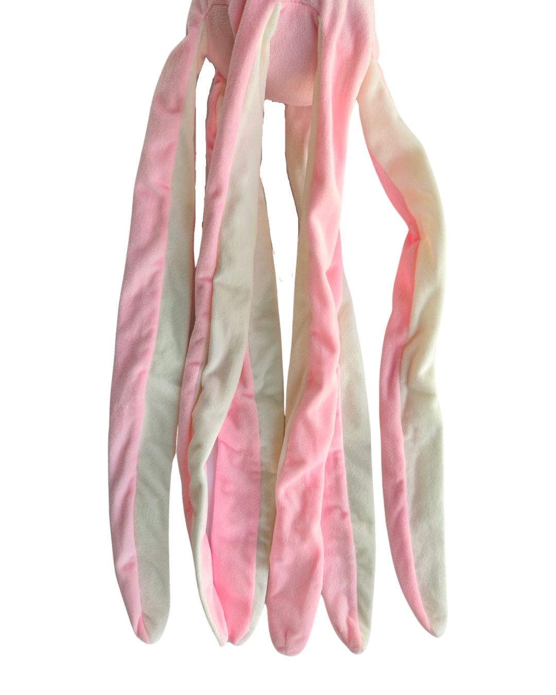 Large 38” Plush Pink Octopus with Crinkle Noise Tentacles