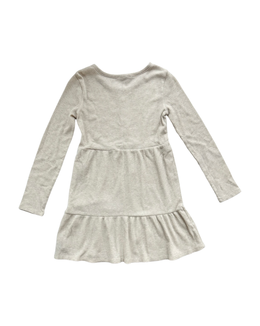 Girls L Size 10/12 Old Navy Waffle Knit Long Sleeve Dress
