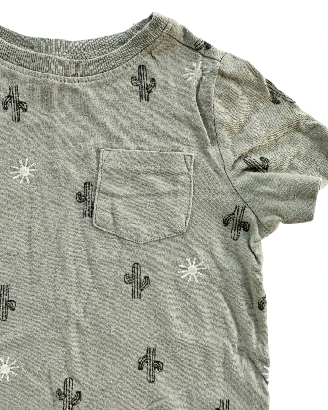 18M-24M Baby Boy Old Navy Green Cactus Shirt
