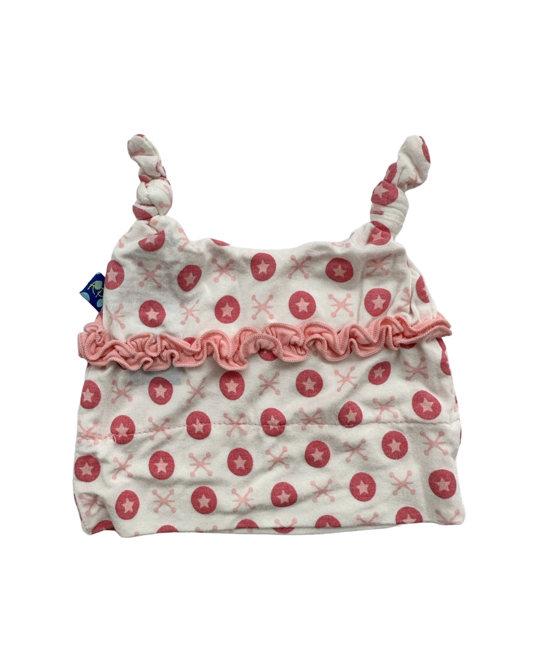 0-3M Baby Girl Kickee Pants Bamboo Nightgown PJs and Matching Hat