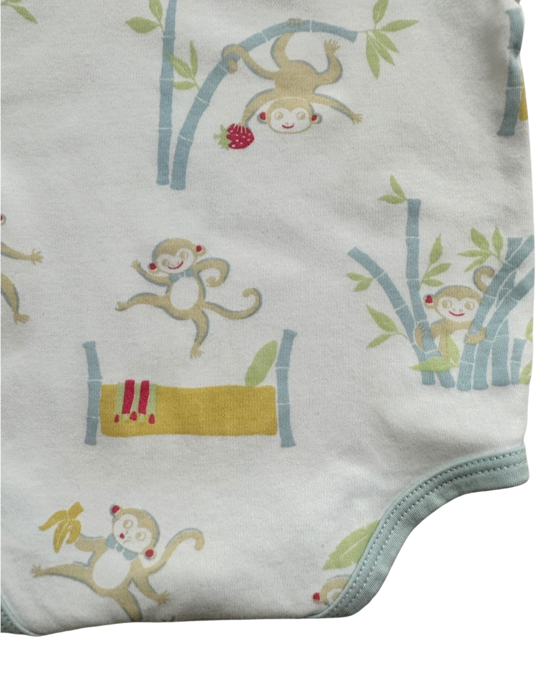 6M-12M Baby Boy TBBC Beaufort Bonnet Company Monkey Onesie