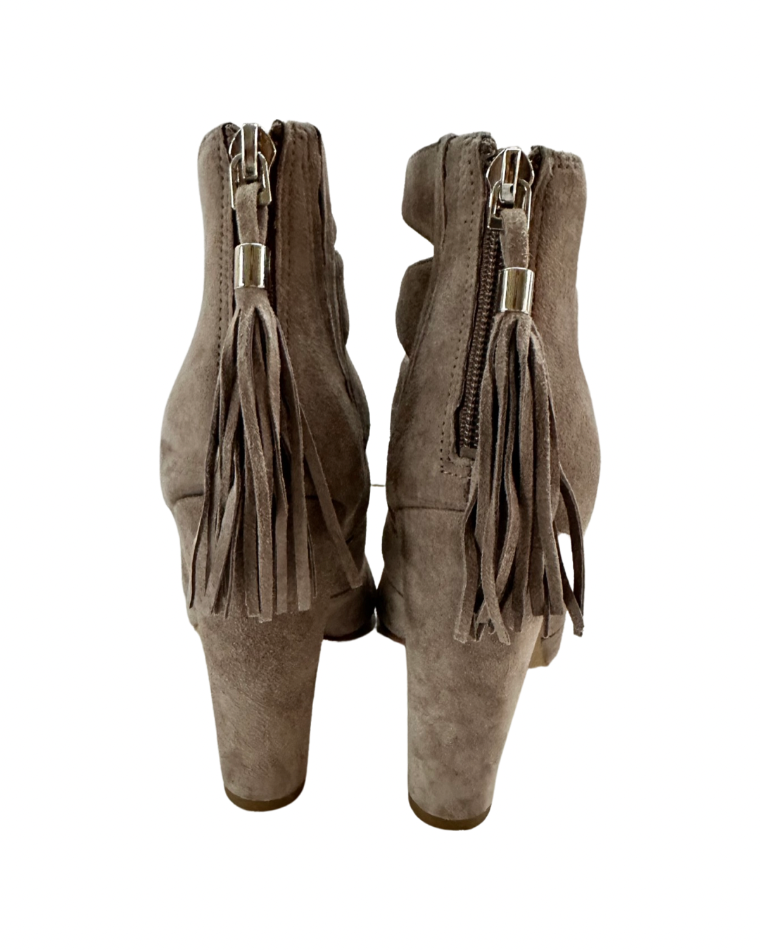 Women’s Size 6M Leather Marc Fisher Neutral Caged Hindera Pumps Heels shoes