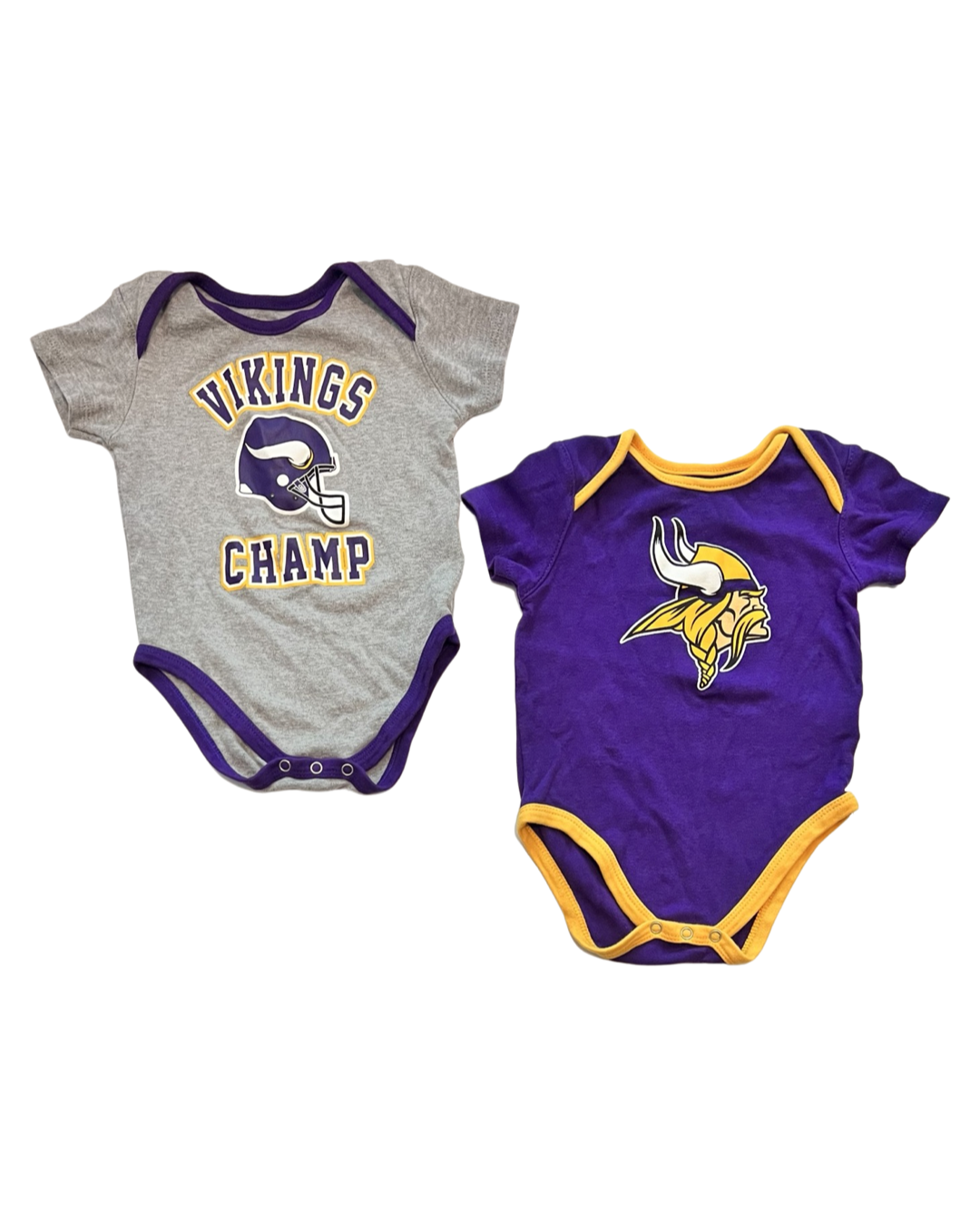 18M Baby Boy Girl NFL Minnesota Vikings Onesie Set