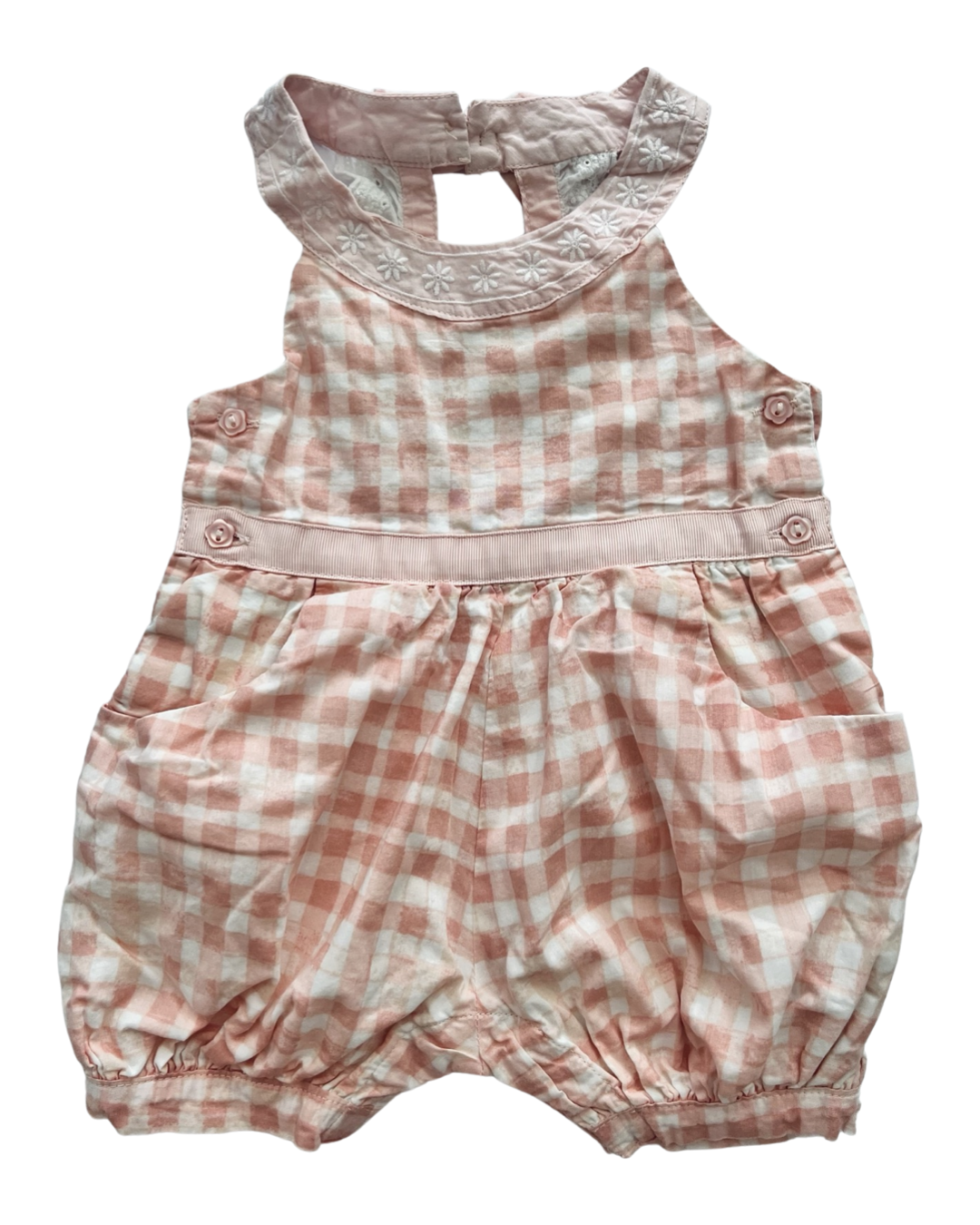 3-6M Baby Girl Pink Tommy Bahama Bubble Romper