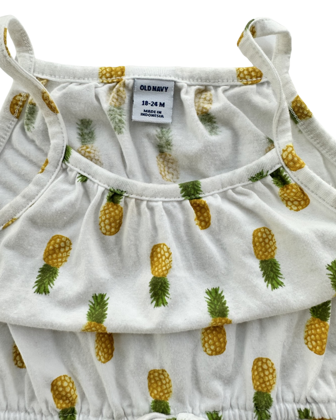 18M-24M Baby Girl Old Navy Pineapple Romper