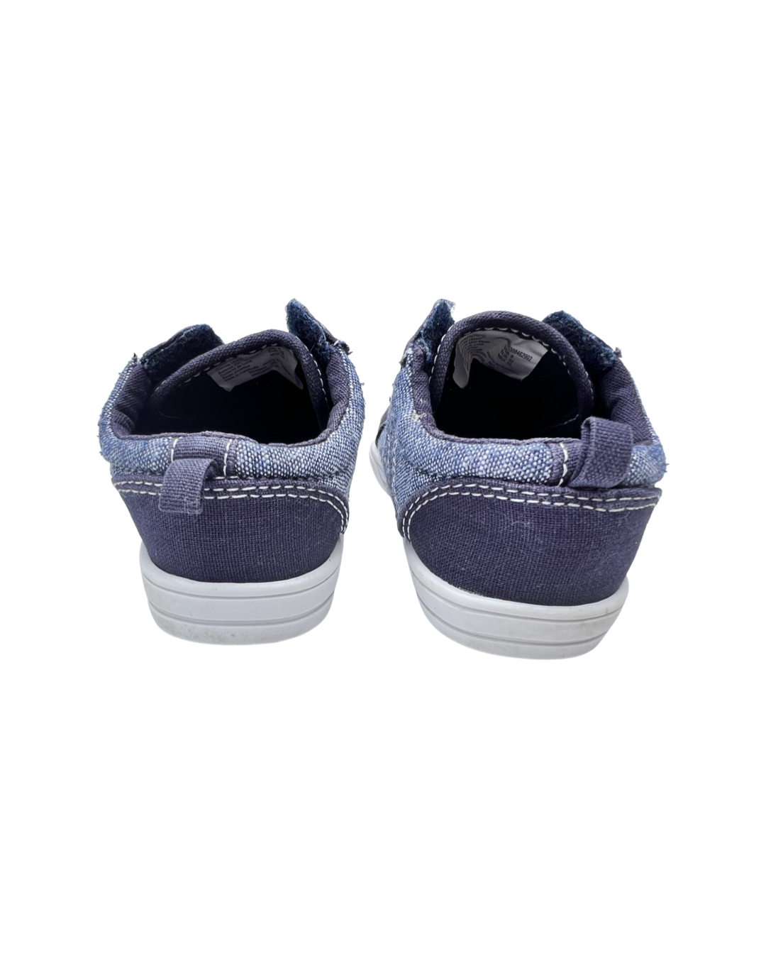 6C Toddler Boy Navy Blue WonderNation Canvas Velcro Shoes
