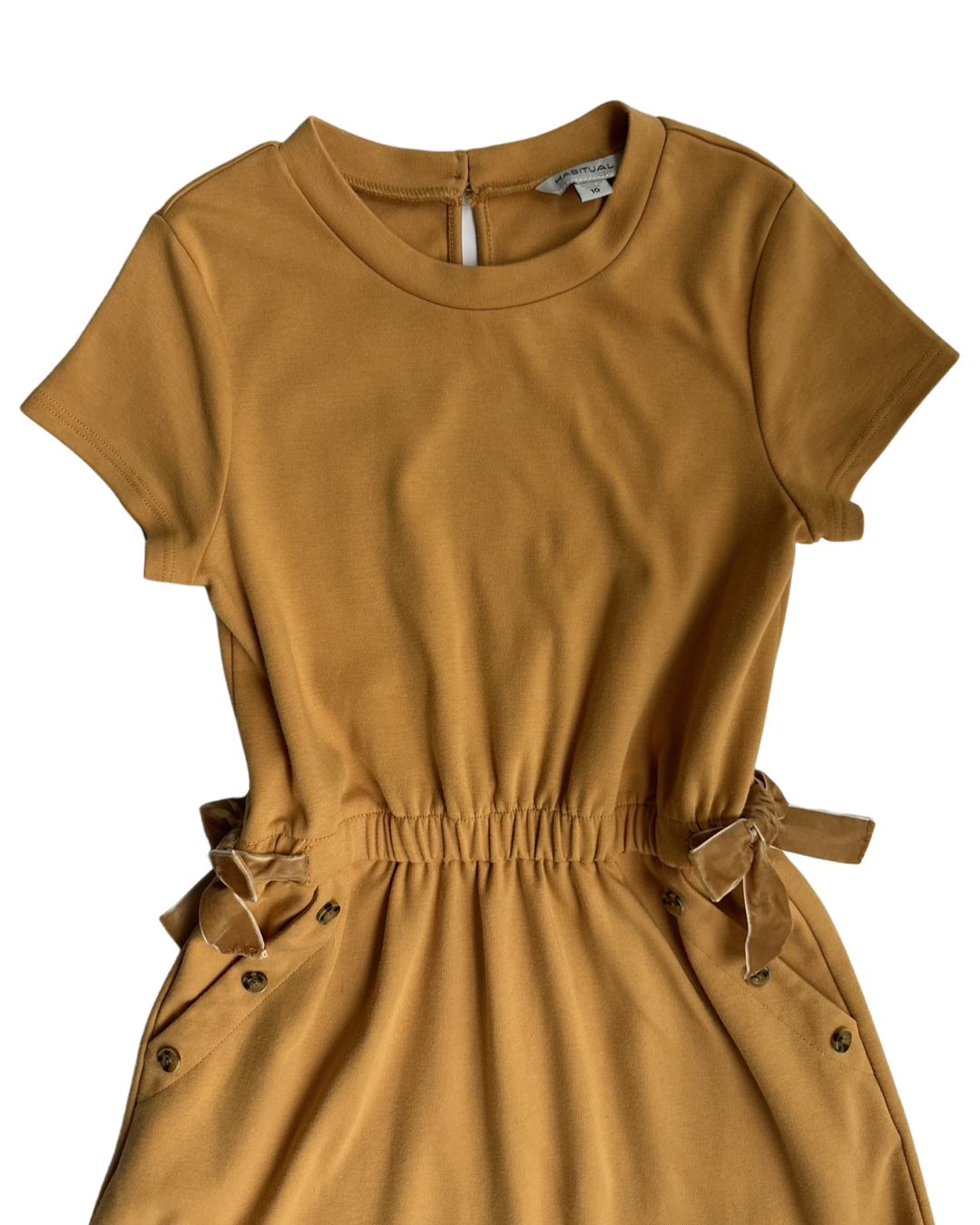 Girls Size 10 Habitual Kids Mustard Yellow Dress