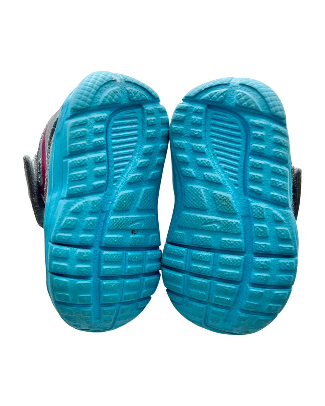 2C Baby Girl Gray & Teal Nike Sneakers Tennis Shoes