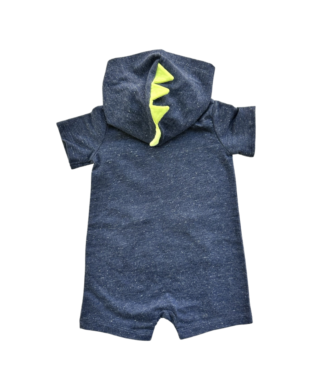 12M Baby Boy Carters Blue Dinosaur Hooded Romper NWT