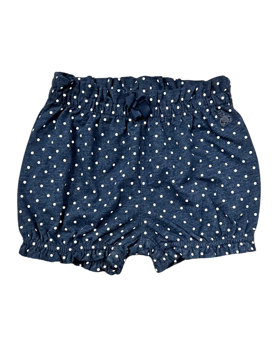 6-12M Baby Girl Baby Gap Navy Polka Dot Bubble Shorts