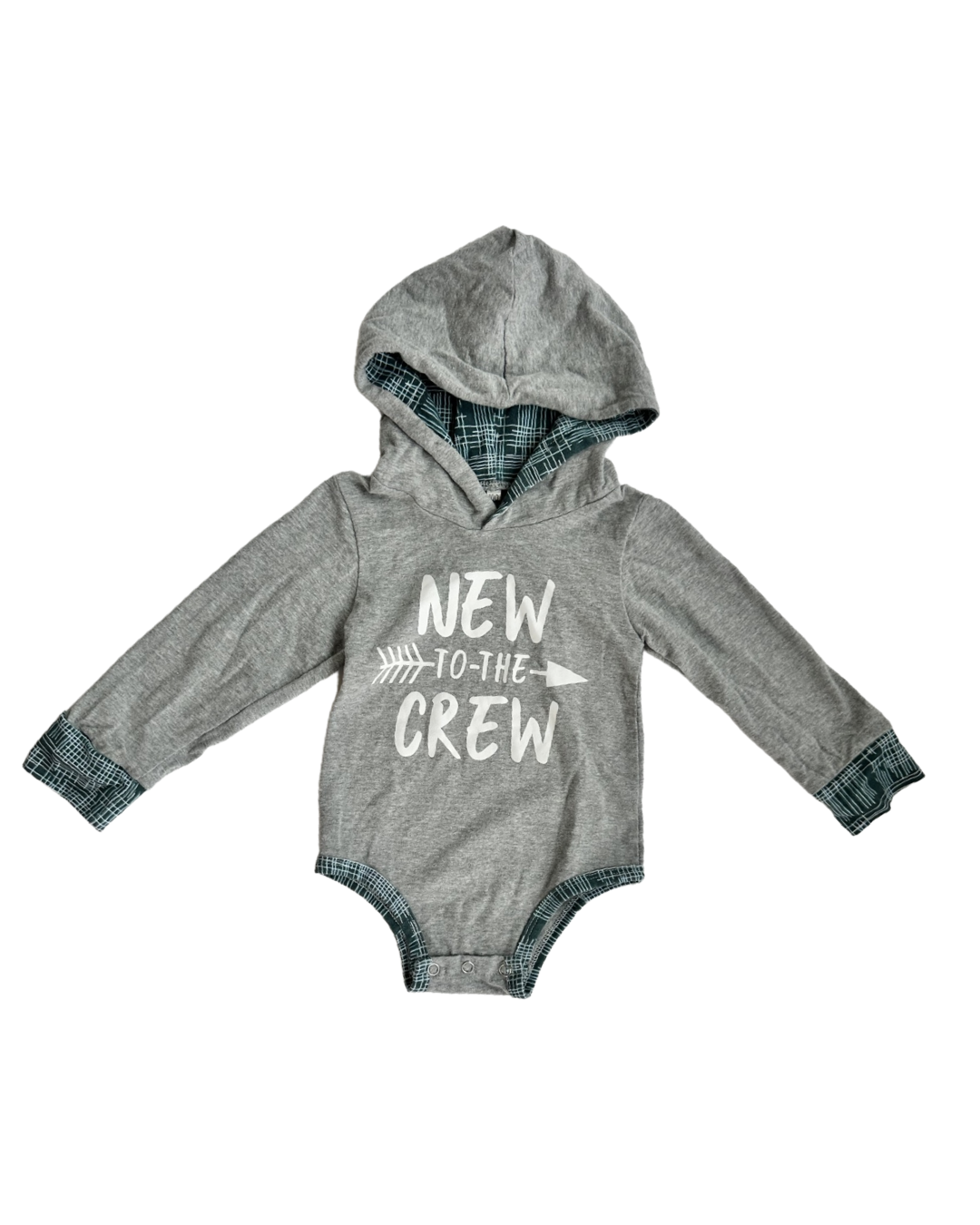 12M-18M Baby Boy Boutique New To the Crew Outfit