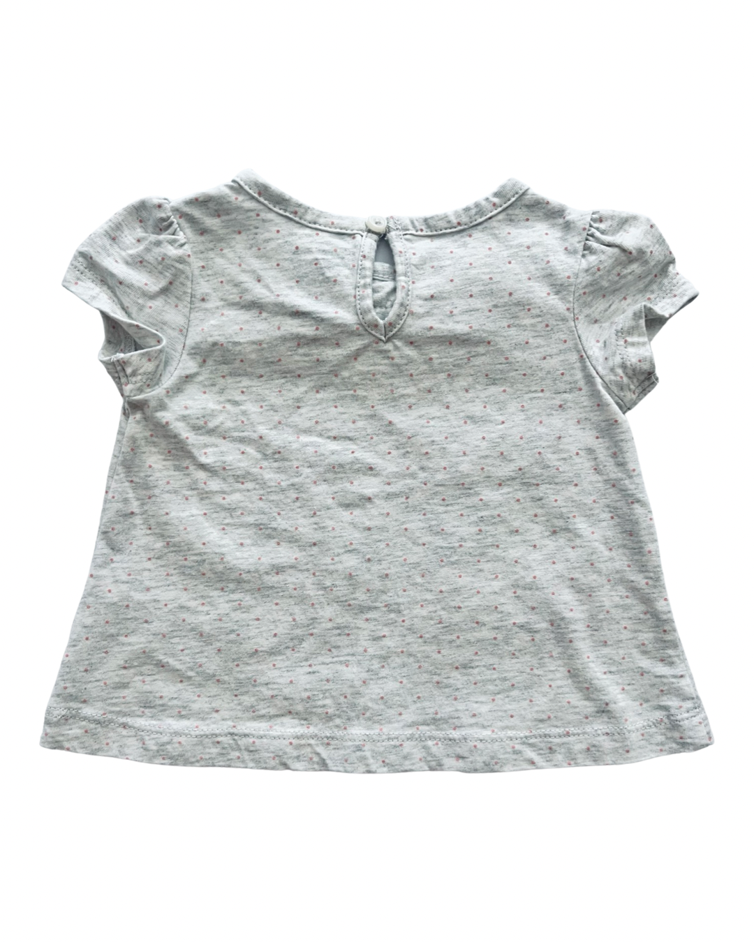 6M Baby Girl Grey Carters Flamingo Top