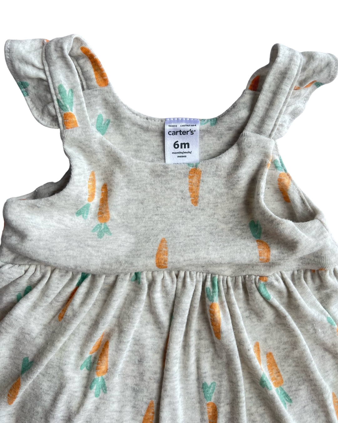 Baby Girl 6M Carters Carrot 2pc Dress & Cardigan