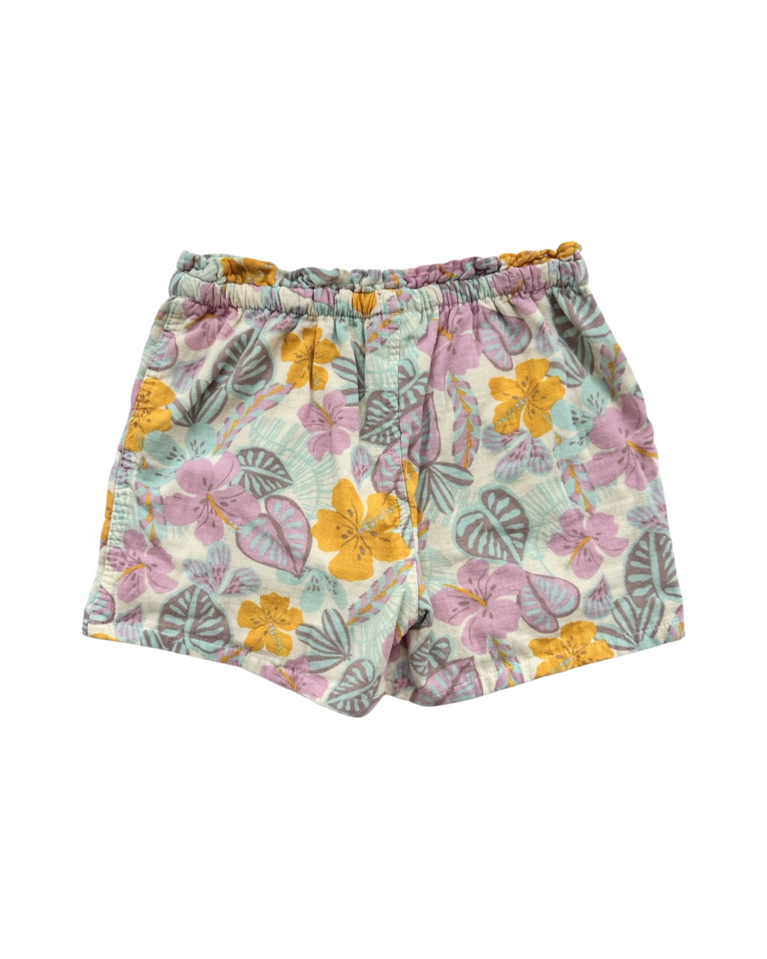 Girls Large (10/12) Cat & Jack Hawaiian Shorts & Top Outfit